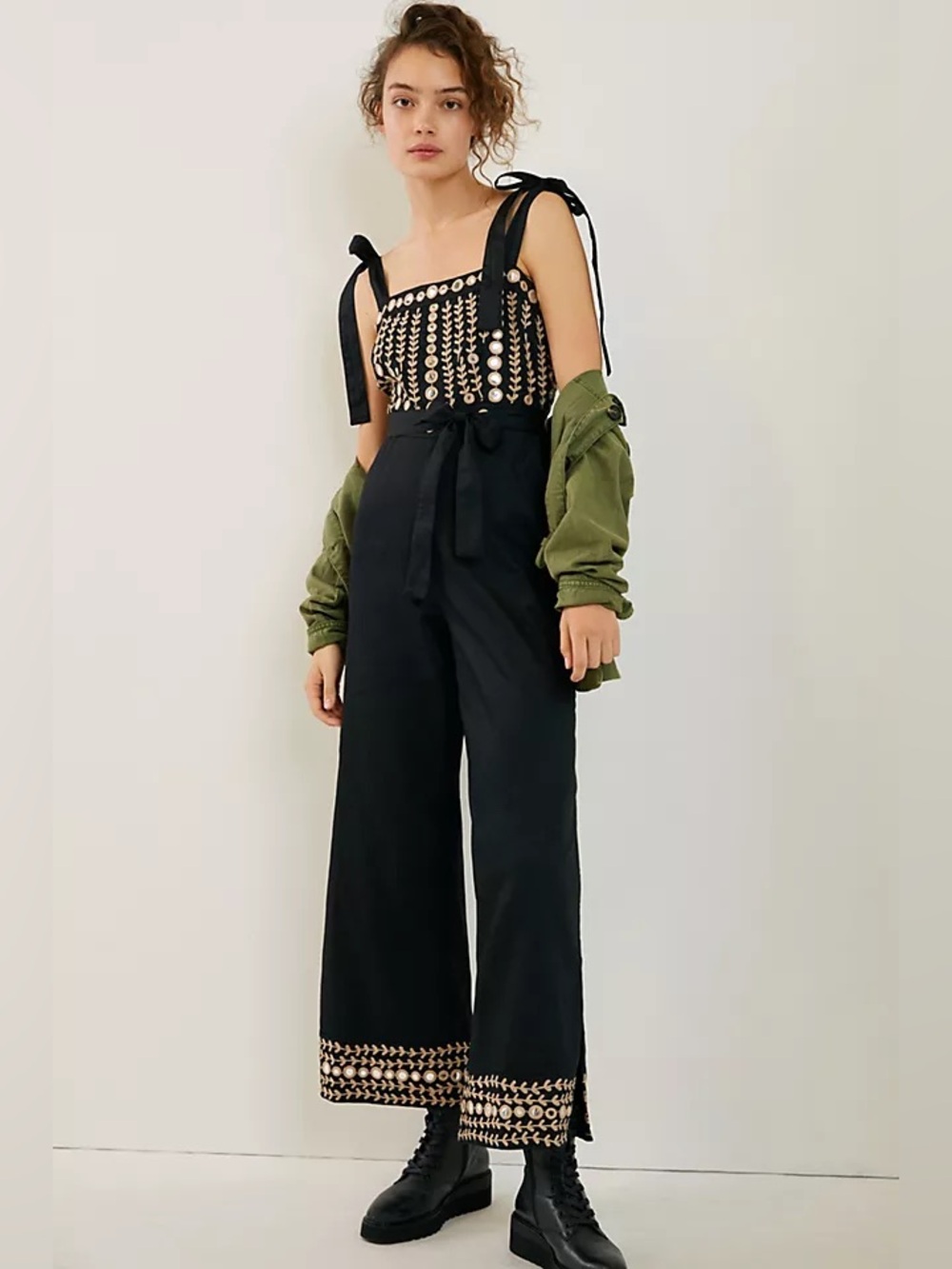 NWT Anthropologie Raga Natasha Mirrored
Jumpsuit Size Small